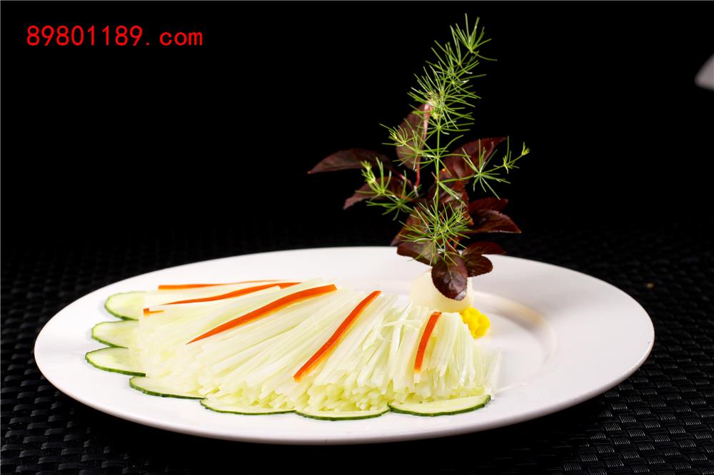 扇形木瓜丝